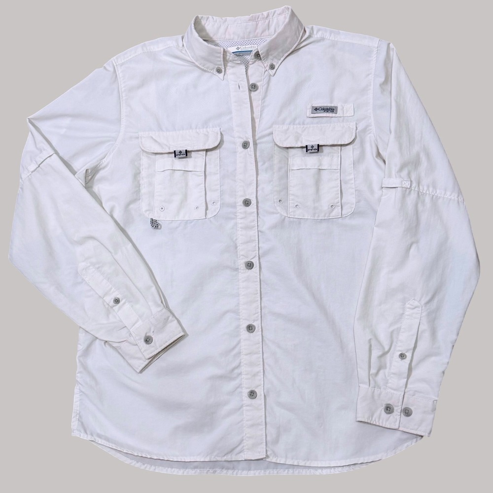 Columbia PFG Vented Fishing Outdoors Shirt (S) Mens Long Sleeve UPF Protection